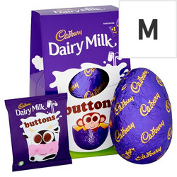 Продуктови Категории Шоколади Cadbury Dairy Milk шоколадово яйце 128 гр.